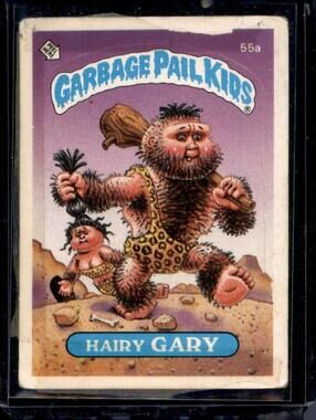 Garbage Pail Kids Card - Hairy Gary (55a)